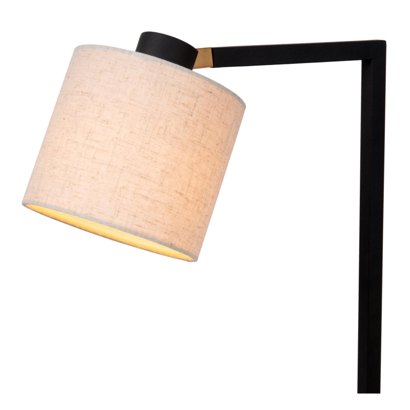 Lucide LESLEY - Floor lamp - 1xE27 - Black